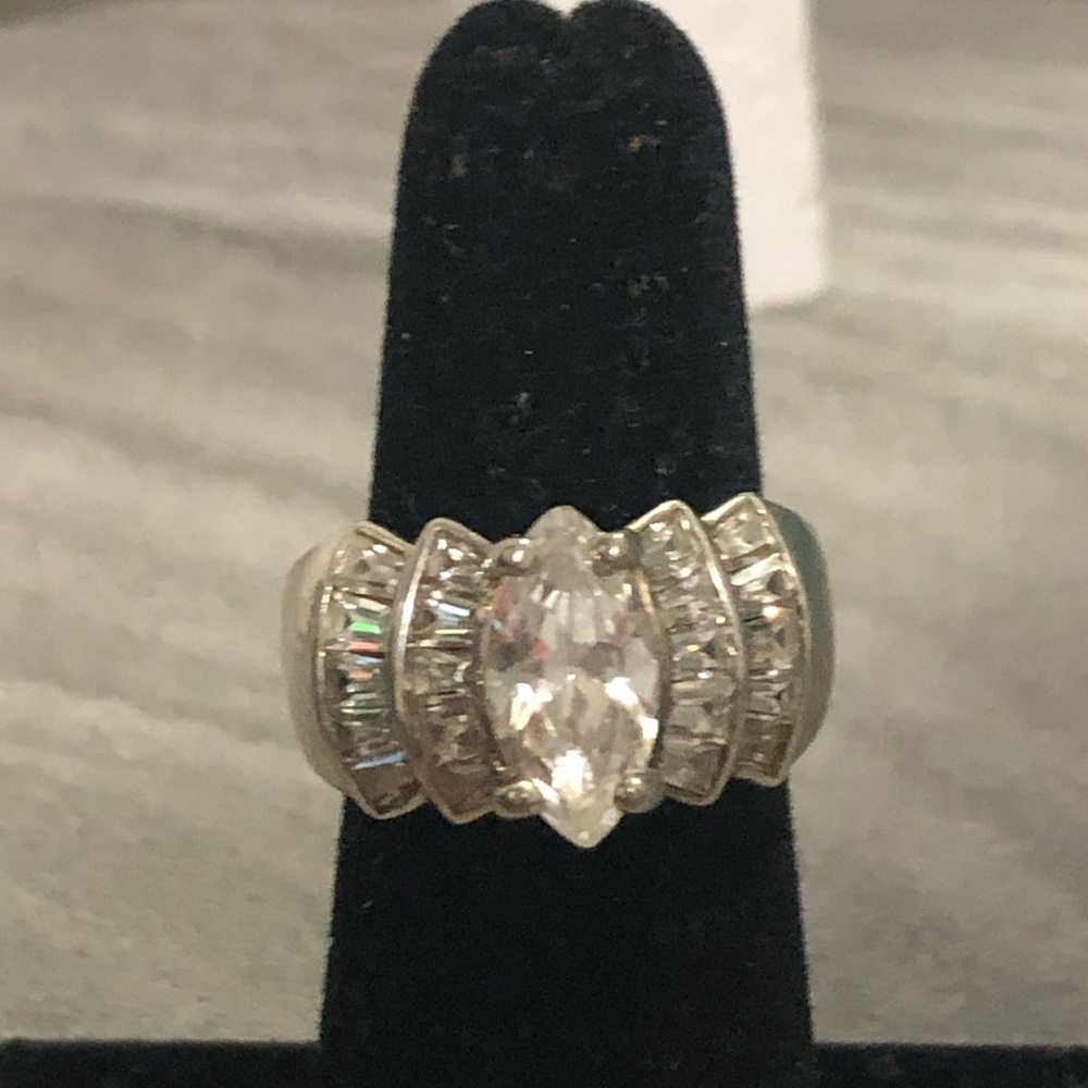 Vintage 925 CZ Ring